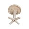 International Concepts 36 in. Solid Wood Round Top Pedestal Dining Table with 4 Counter Height Stools, Unfinished K-36RT-23B-S402-4 - alternate 2
